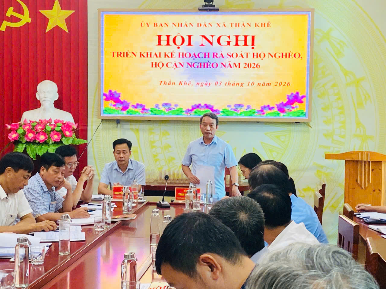 XÃ THẦN KHÊ TRIỂN KHAI KẾ HOẠCH RÀ SOÁT HỘ NGHÈO, HỘ CẬN NGHÈO NĂM 2026