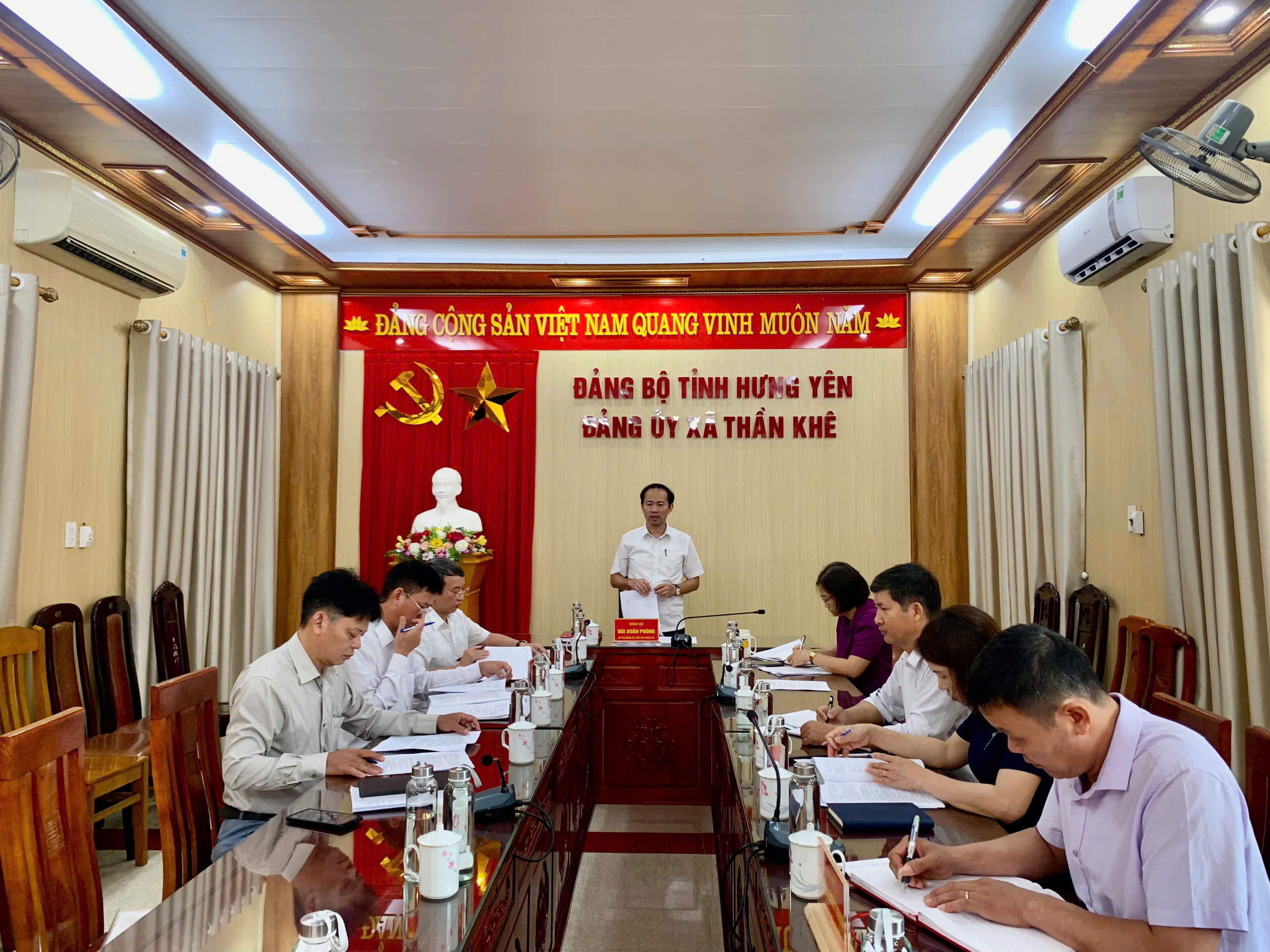 HỘI NGHỊ LẦN THỨ 45 BAN THƯỜNG VỤ ĐẢNG UỶ XÃ THẦN KHÊ  KHÓA I, NHIỆM KỲ 2025-2030
