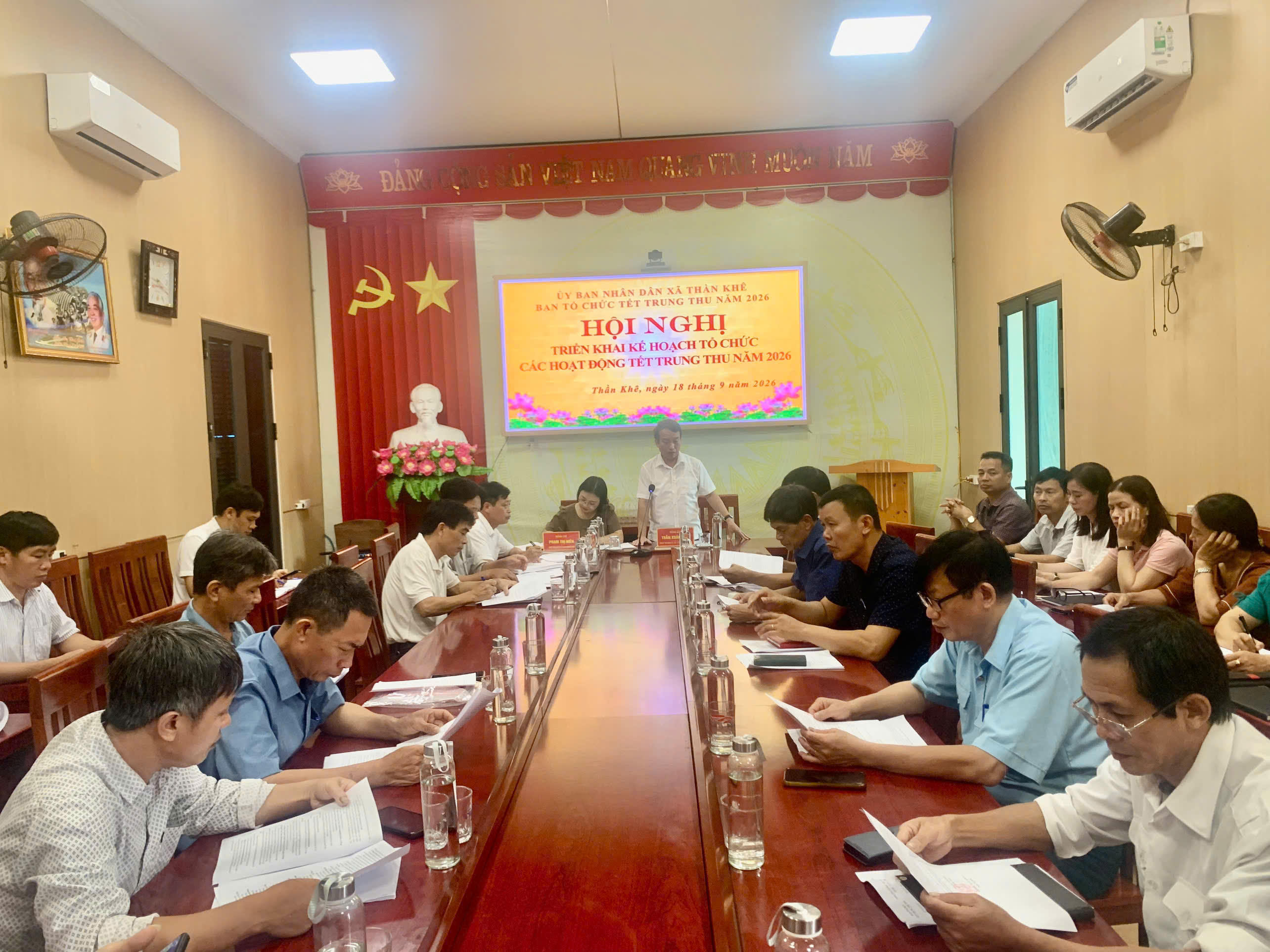 Hội nghị triển khai các hoạt động Tết Trung thu năm 2026 trên địa bàn xã Thần Khê