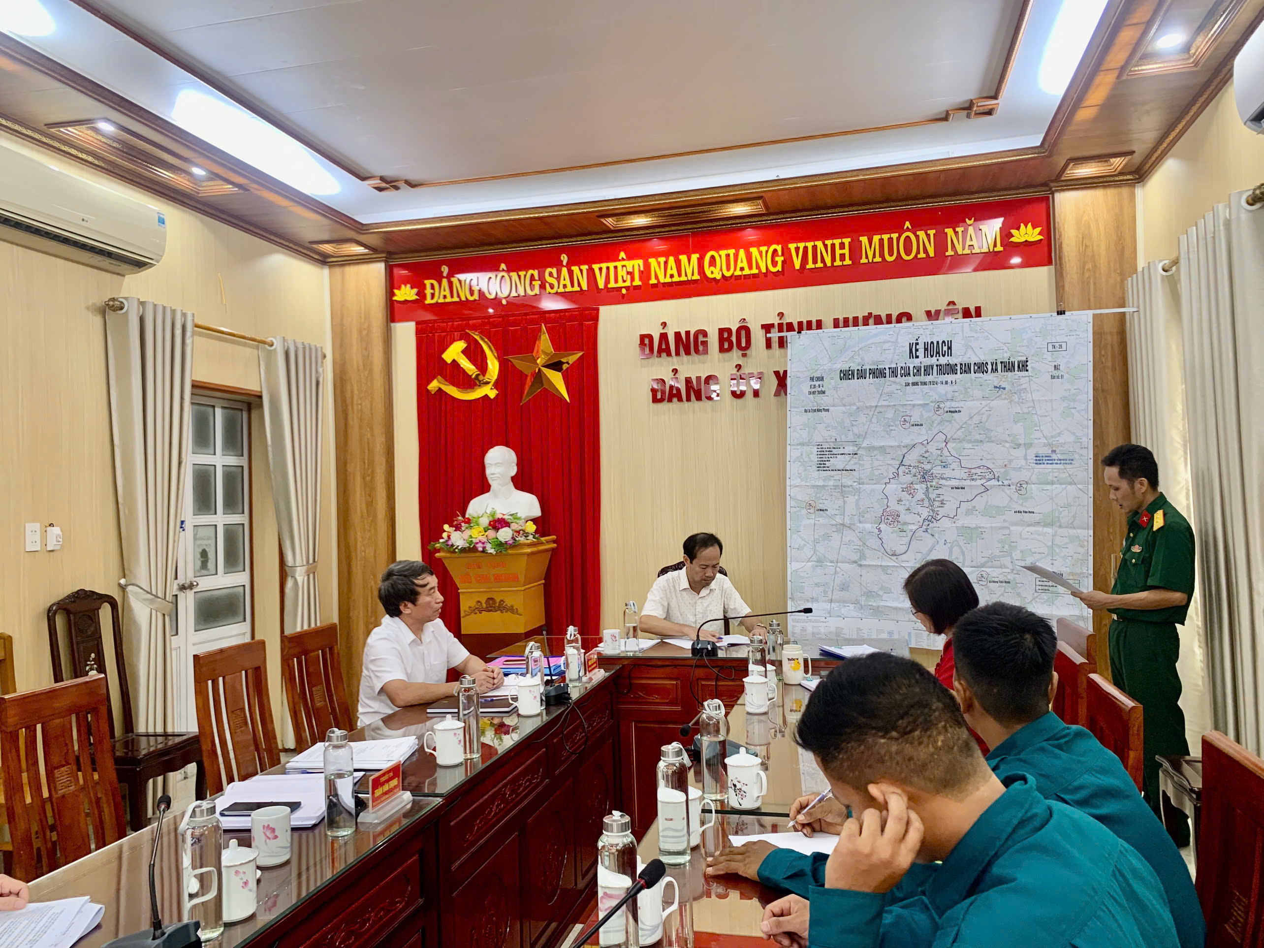 THẦN KHÊ : LUYỆN TẬP, SẴN SÀNG CHO DIỄN TẬP CHIẾN ĐẤU TRONG KHU VỰC PHÒNG THỦ.