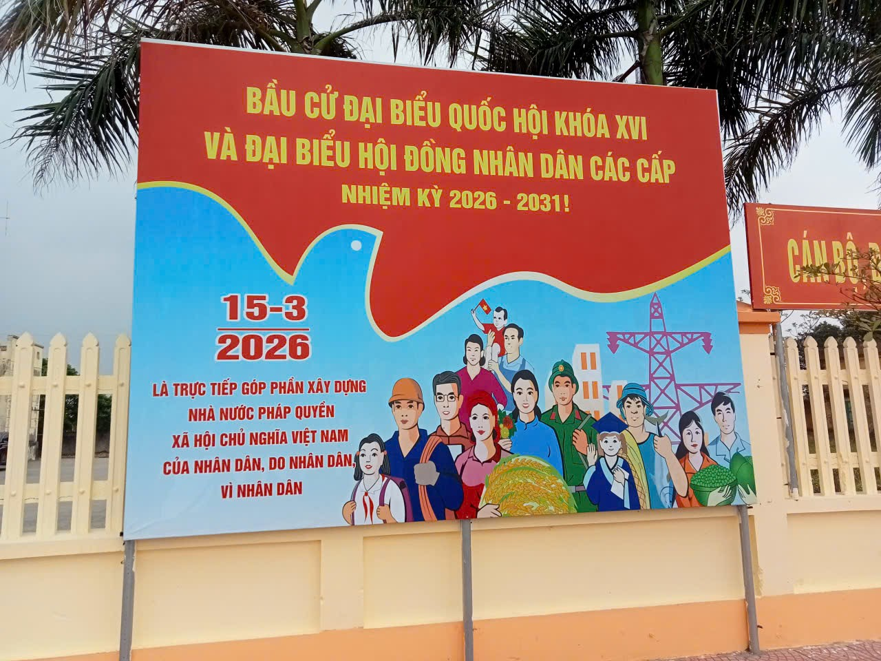 công tác bầu cử Đại biểu Quốc hội khóa XVI và bầu cử đại biểu  Hội đồng nhân dân các cấp nhiệm kỳ 2026-2031