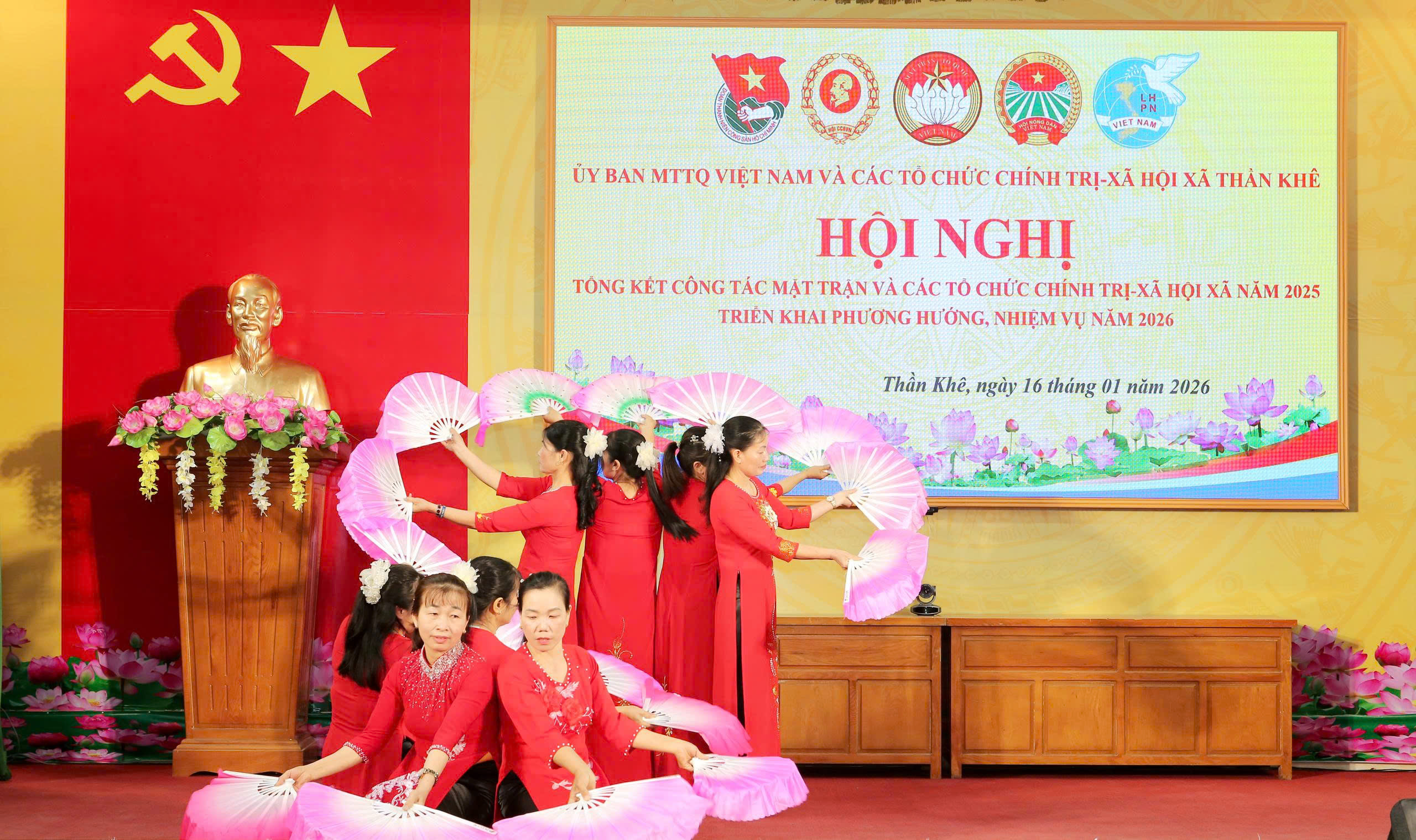 Hội nghị tổng kết hoạt động công tác Mặt trận Tổ quốc và các tổ chức Chính trị - xã hội năm 2025, phương hướng nhiệm vụ năm 2026.
