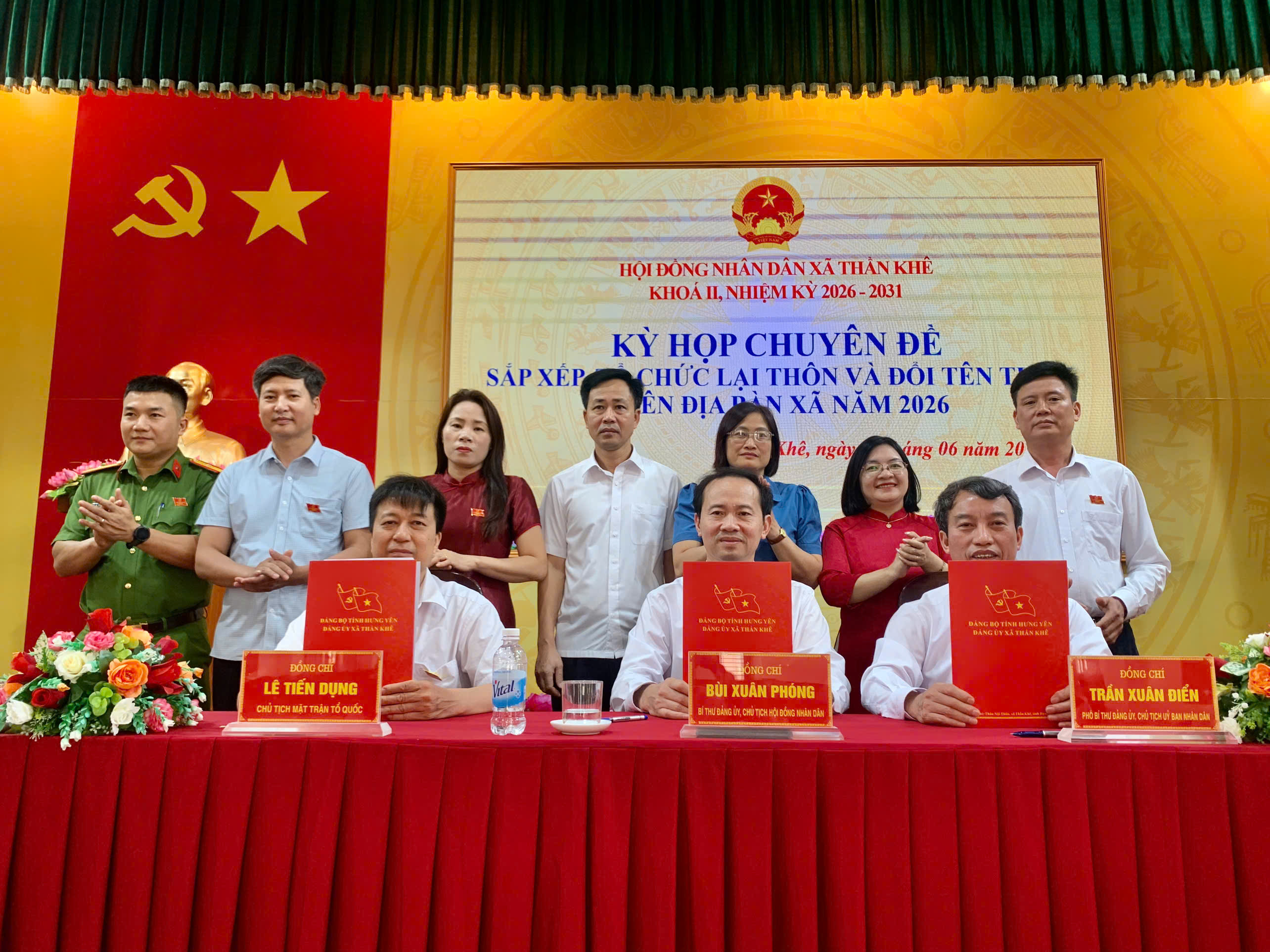 HĐND xã Thần Khê  tổ chức kỳ họp chuyên đề sắp xếp, tổ chức lại thôn và đổi tên thôn trên địa bàn xã năm 2026