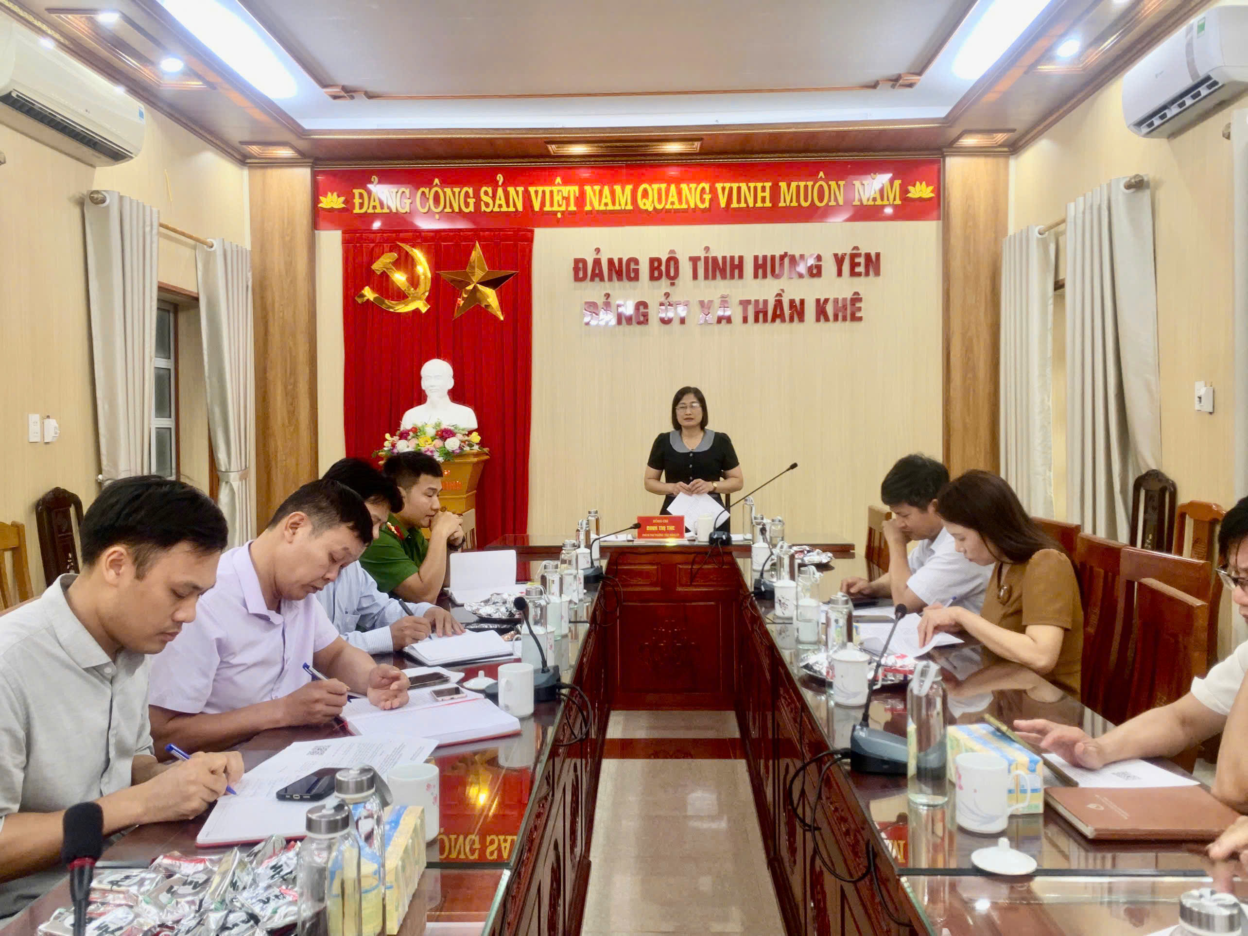 Ban chấp hành Đảng bộ các cơ quan Đảng xã Thần Khê sơ kết công tác xây dựng Đảng 6 tháng đầu năm 2026, triển khai nhiệm vụ 6 tháng cuối năm 2026